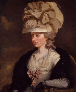 Frances Burney circa. 1784 painted by Edward Francisco Burney (1760-1848) [Public domain], via Wikimedia Commons