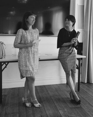 Emma and Emily's talk on female writing friendships at the Margate Bookie festival - image by Ben Bowles